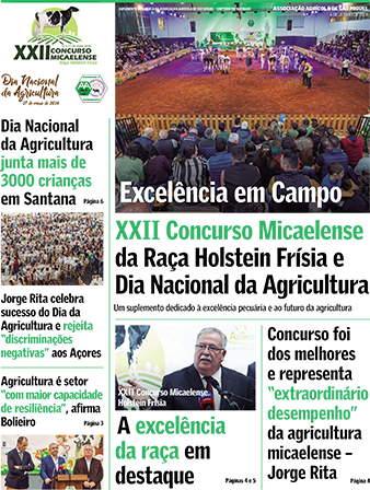SUPLEMENTO - XXII CONCURSO MICAELENSE E DIA NACIONAL DA AGRICULTURA